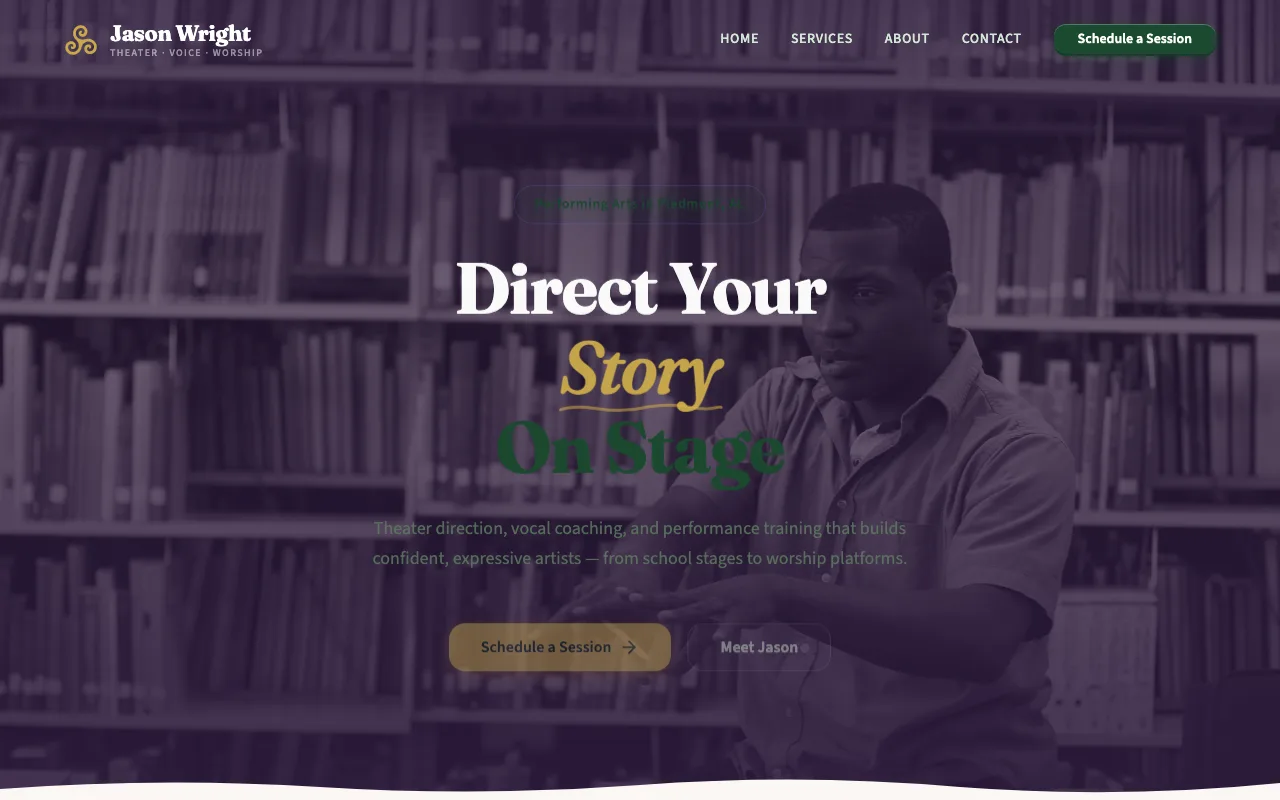 Jason Wright website screenshot