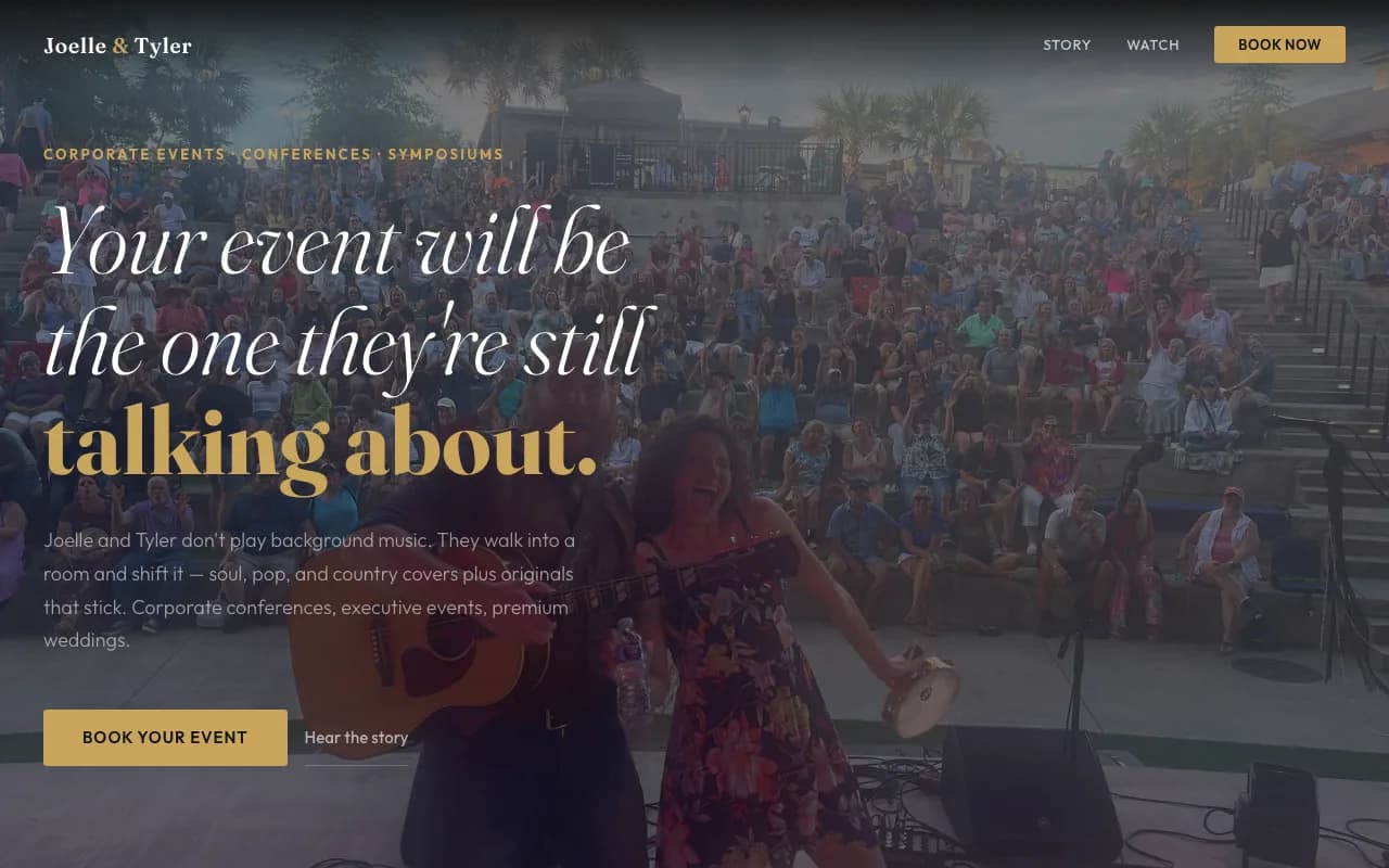Joelle Tyler website screenshot